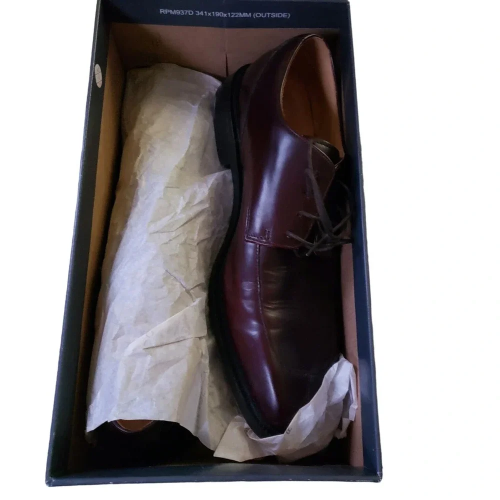 Rockport New In Box Leather Oxford Brown Size 10D‎